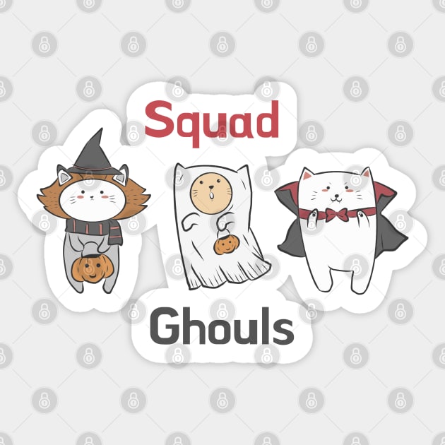 Squad Ghouls Sticker by RandomAlice